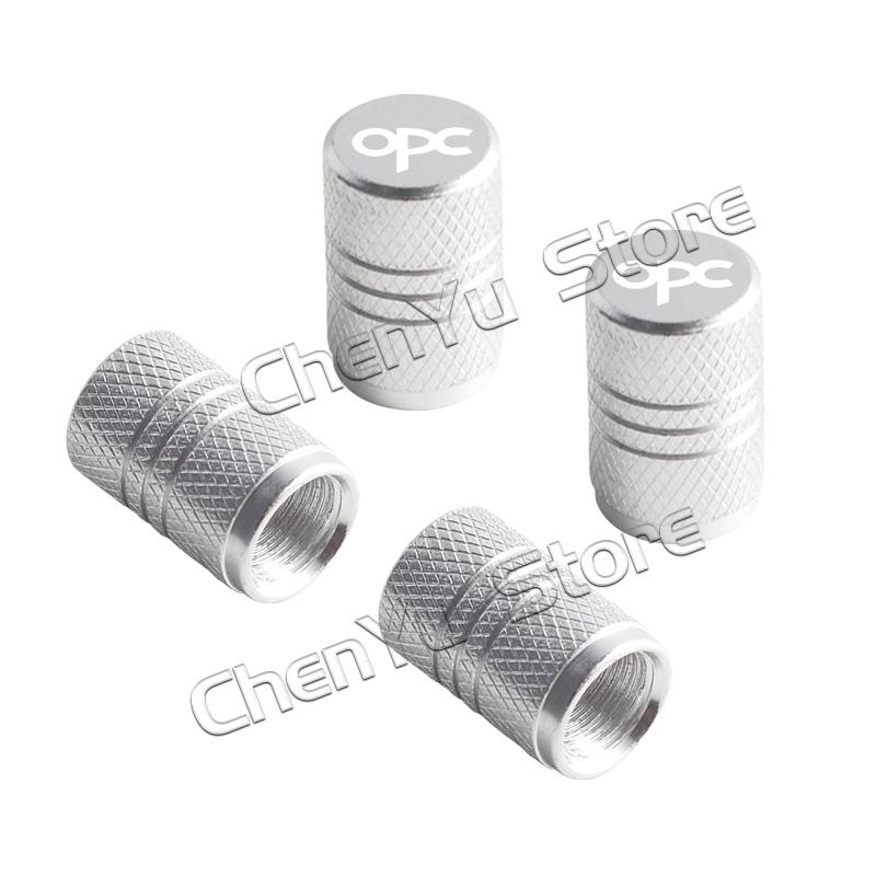 4Pcs OPC Logo Car Metal Wheel Tire Valve Caps Stem Case Dust Cap For Opel Astra Insignia Corsa Rocks Junior Accessories Styling