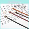 Trendy Ladies Slim Pu Leather Waist Belt Ideal For Chic Shirt And Skirt Combinations
