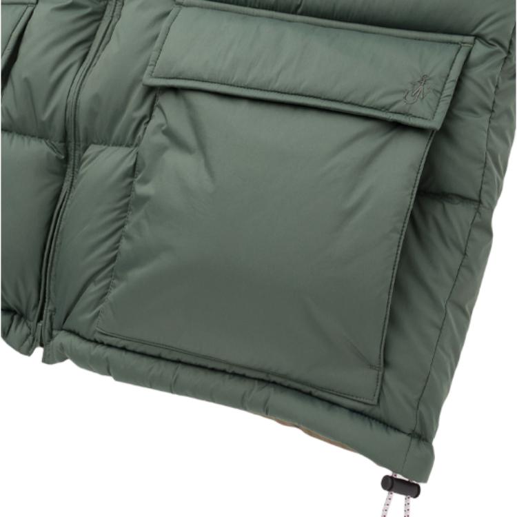 Uniqlo X JW Anderson Reversible Hooded Down Jacket Men outerwear Dark-Green 422094-58