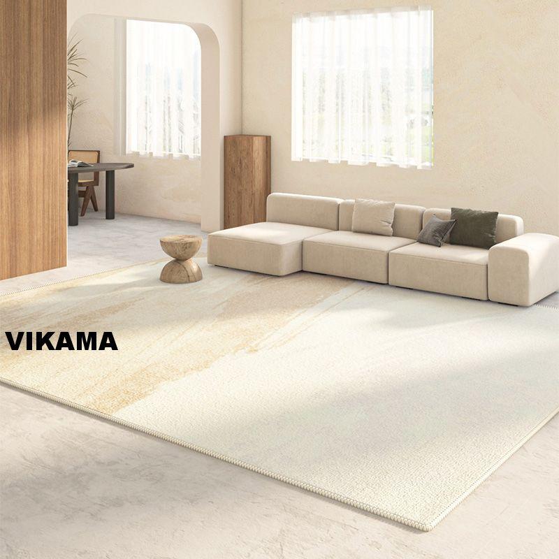 Imitation Cashmere New Chinese Simple Ink Wind Living Room Bedroom Carpet Study Sofa Bedside Dirty Washable Non-slip Rug