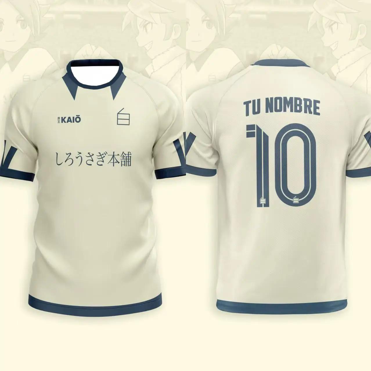 

Японська футбольна аніме-футболка Inazuma Eleven Kaio Хлопчики Дівчата Одяг Спортивний Повсякденний Дихаючий Швидкосохнучий Великого Розміру Щоденні Тренування M