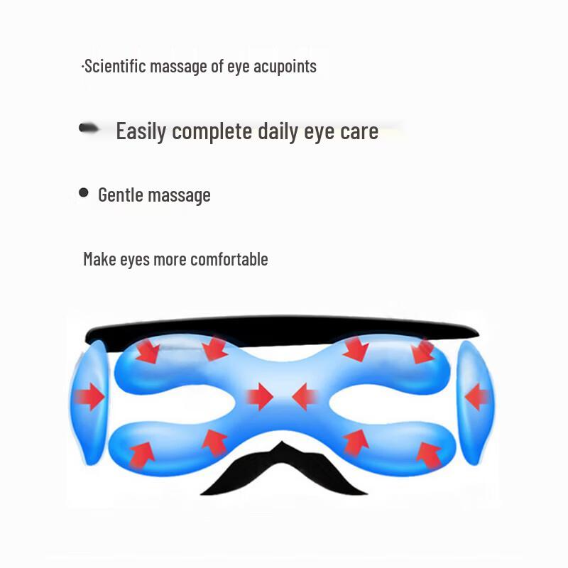 MEEEGOU Smart Eye Massager with Heat and Vibration CN plug (adapter included)