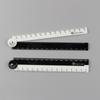 Plastic Folding Ruler Clear Scale Black and White Minimalist Ruler  Student