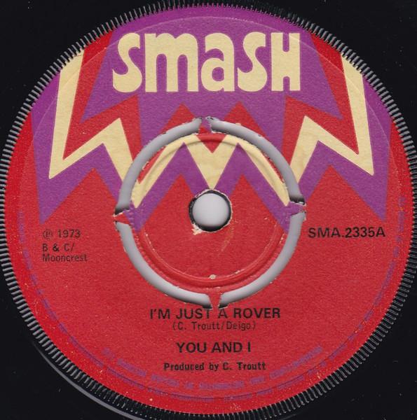 

7-дюймовая пластинка YOU I Im Just A Rover SAMA2335 Smash 1973 UK Reggae Ska Dub Б/у