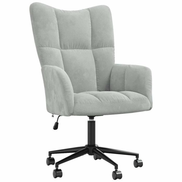 VidaXL Relaxation Chair Recliner Chair Relaxation Seat Lounge Chair Living Room Interior Grey 328172