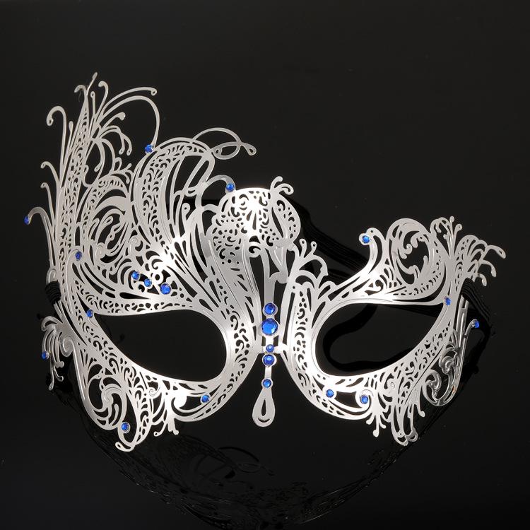 

Phoenix Rhinestone Metal Half-Face Masquerade Cosplay Mask for Adults