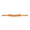 Body Massage Stick 20 Beads Wooden Muscle Massage Bar for Back Belly Shoulder
