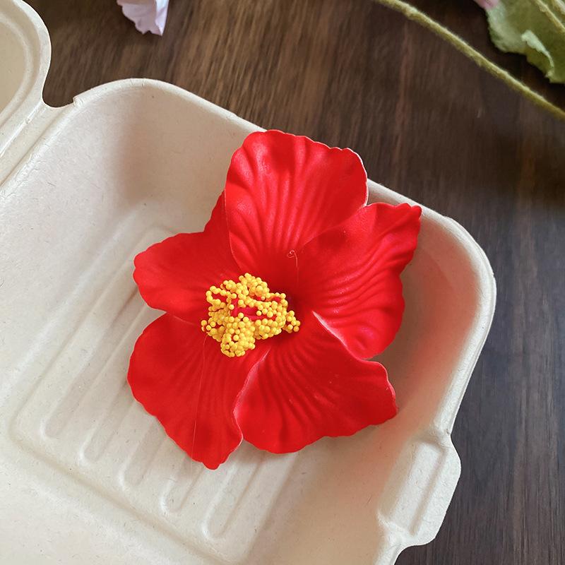 Holiday wind egg flower other side flower grab clip sweet girl bangs side hairpin bohemian hair accessories