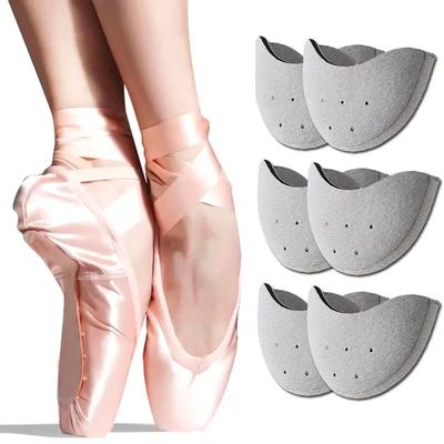 Ballett Schuhe Fußpolster Weiche Hochelastische Loch Atmungsaktive Zehenpolster Abriebfest Stoßdämpfend Zehenverletzung Vorfußpolster