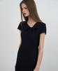 DEHEVE Twist Layered Long Dress [Navy]