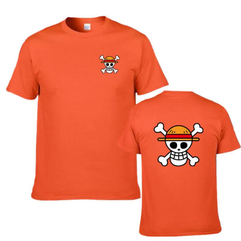 Camiseta de manga corta con estampado de Anime de rey pirata para hombre, camiseta de manga corta de Hip Hop para hombre, verano