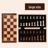 Premium Rosewood Magnetic Foldable Chess Set - High-Quality International Toy