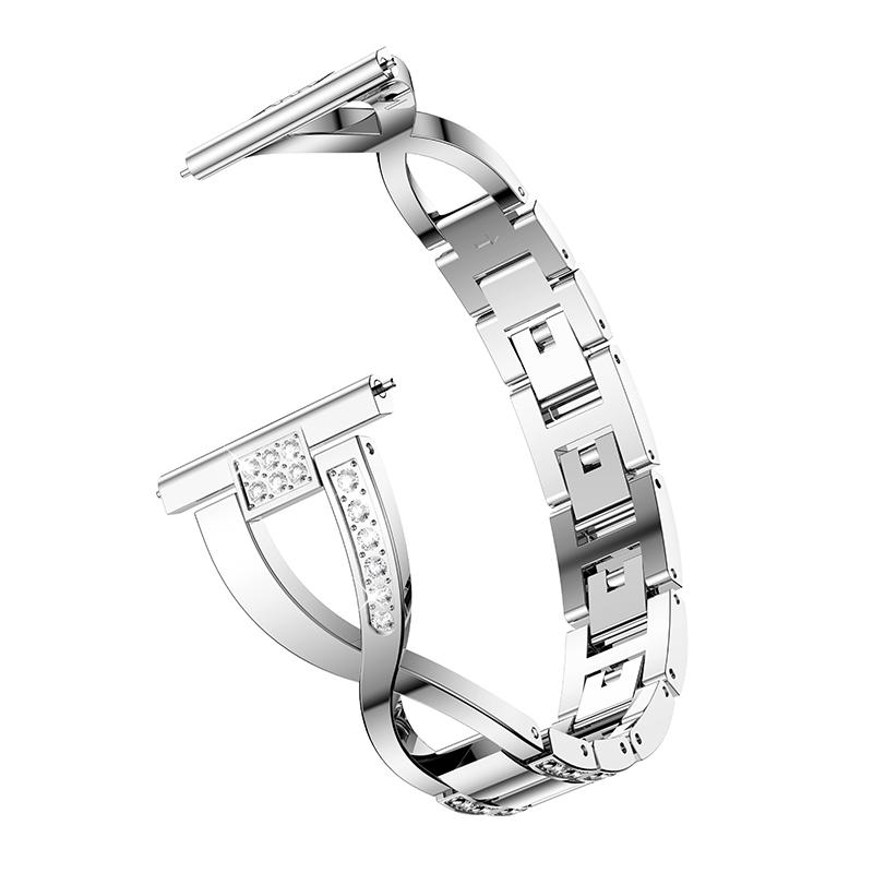 20mm For Samsung galaxy watch 3 41mm 45mm Active 2 40mm 44mm luxury Stainless Steel Strap band Watchband Metal Aolly Bracelet