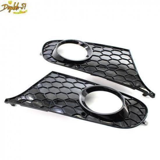 2xHoneycomb Front Bumper Fog Light Cover for VW Golf 6 MK6 Non-GTI 2009-2013