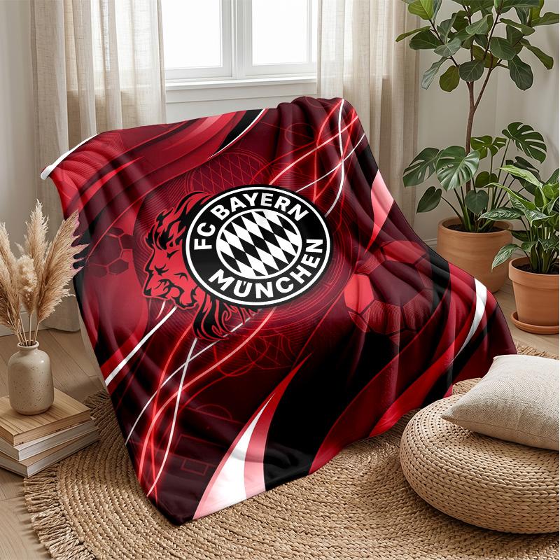 Bayern Munich Soft Flannel Fleece Blanket Lightweight Cozy Warm Throw Blanket For Sofa Bed Home Decor