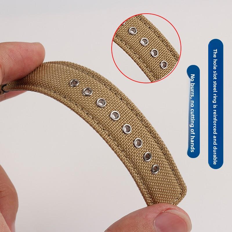 20mm Nylon Canvas with Steel Holes Watch Strap For TIMEX Expeditionary Series T49963 T49905 T2N794 Men Outdoor Sports WatchBand