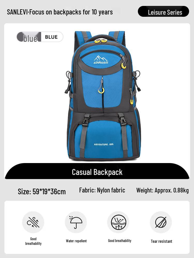 

30л Водонепроникний Альпіністський Рюкзак - Унісекс Легкий Зовнішній Туристичний Рюкзак, Новий Стиль 2025, Велика Місткість Default