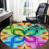 1pc Mandala Pattern Carpet for Office Non Slip, Round Carpet, Soft & Comfortable, Carpet for Office, Lightweight Round Floor Mat