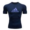 Men's Quick Dry Compression Athletic T-shirt, Breathable Str