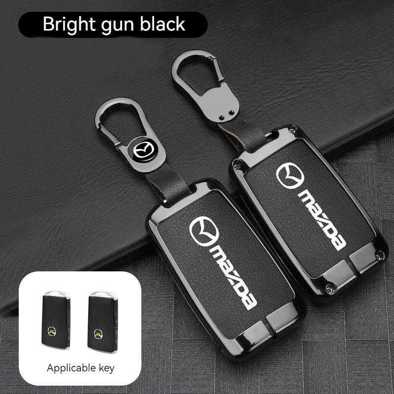 2025 Gorąca skórzana osłona kluczyka samochodowego Etui na kluczyk Do Mazda 2 3 6 Axela Atenza CX-5 CX5 CX-3 CX-7 CX8 CX-9 2016 2017 2018 2/3 Przyciski Auto