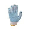 Xingyu Bleached Yarn PVC Dotted Cotton Work Gloves
