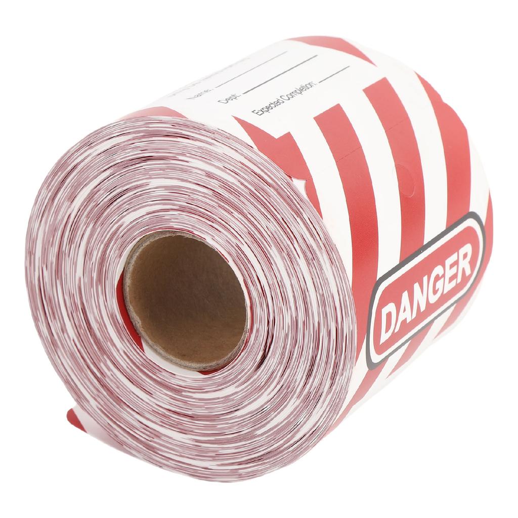 Danger Barricade Tag PP Composite Paper Hole Design Danger Tagout Tags for Industry Plant