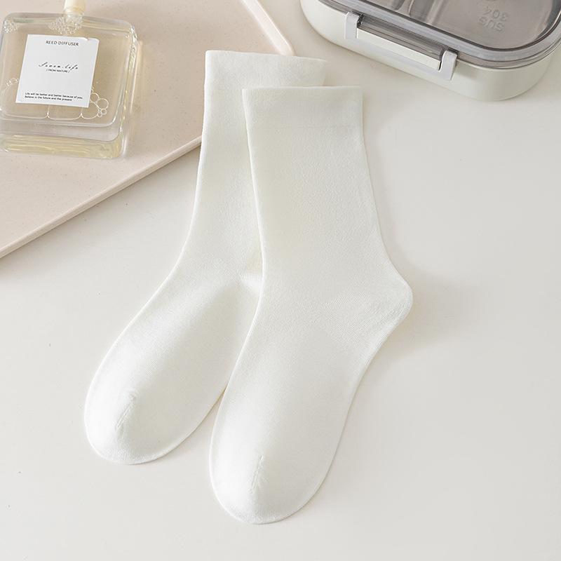 5 Pairs of Female Autumn and Winter Fashion New Drum Boneless Pile Socks