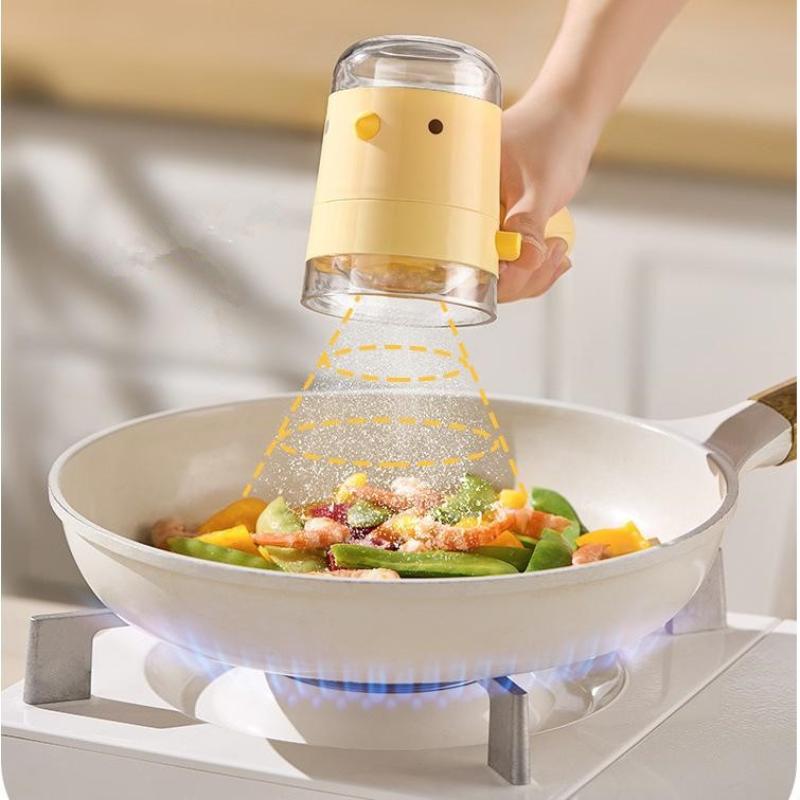 Creative Bird Design Quantitative Salt Jar Seasoning Bottle Household Metering Control Salt Jar Seasoning Jar Sealed Seasoning