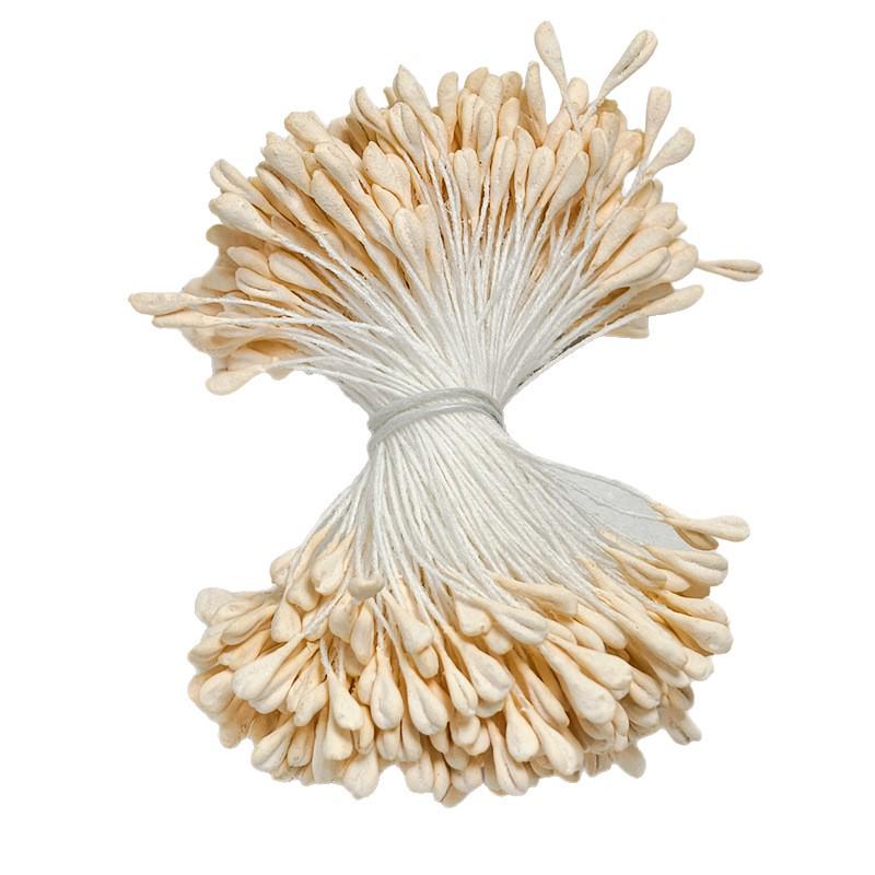 2mm Matte Stamen Hair DIY Accessories: Round Flower Center for Handmade Ornaments