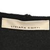 LIVIANA CONTI Made in Italy Wool Blend Long sleeve cardigan 40 black Women Used