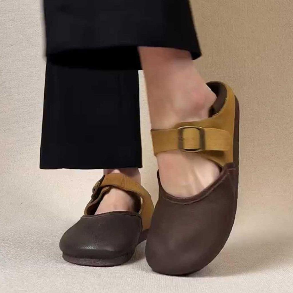 Birkenstocks Single Shoes Spring and Autumn Wear 22 New Single Shoes Temperament French Birkenstocks Single Shoes Tide