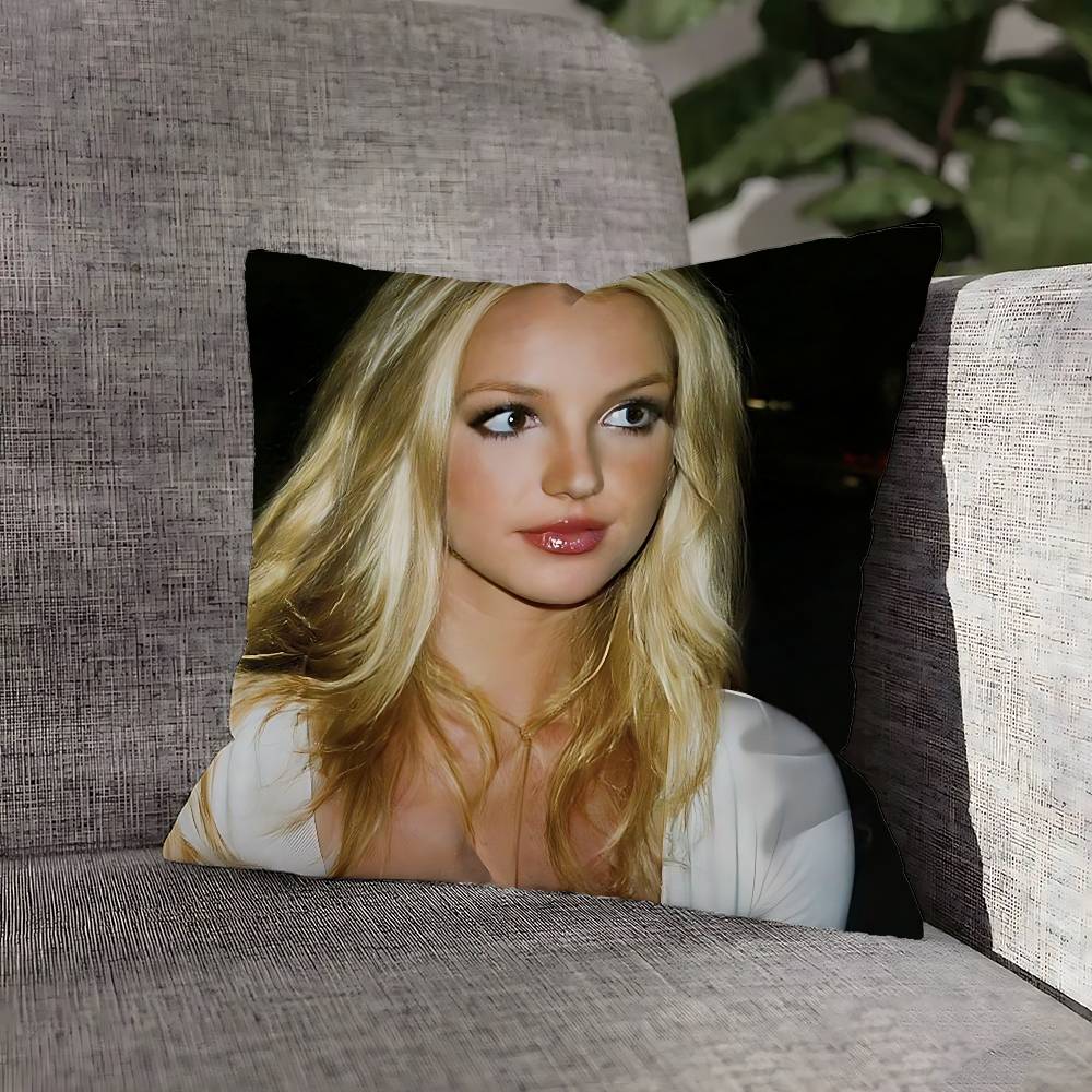 B-Britney S-Spears Pillow Case For Sofa Decor Car Office Room Printing Cushion Cover Decorations and Protector