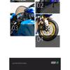 1/10 Yamaha YZF-R1 Alloy Die Cast Motorcycle Model Vehicle Collection Sound and Light Off Road Autocycle Toys Car