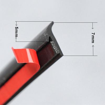 2m Gumové těsnění do auta Okrajové těsnicí lišty Těsnicí lišta Ozdoba pro auto Přední Zadní nárazník Boční práh Počasí odolná guma Těsnění okna