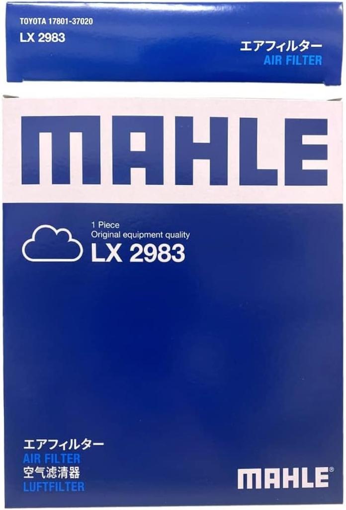 Mahle Air Filter for Toyota and Daihatsu 218mm Long x 186mm Wide x 40mm LX 2983 Vehicles, High,