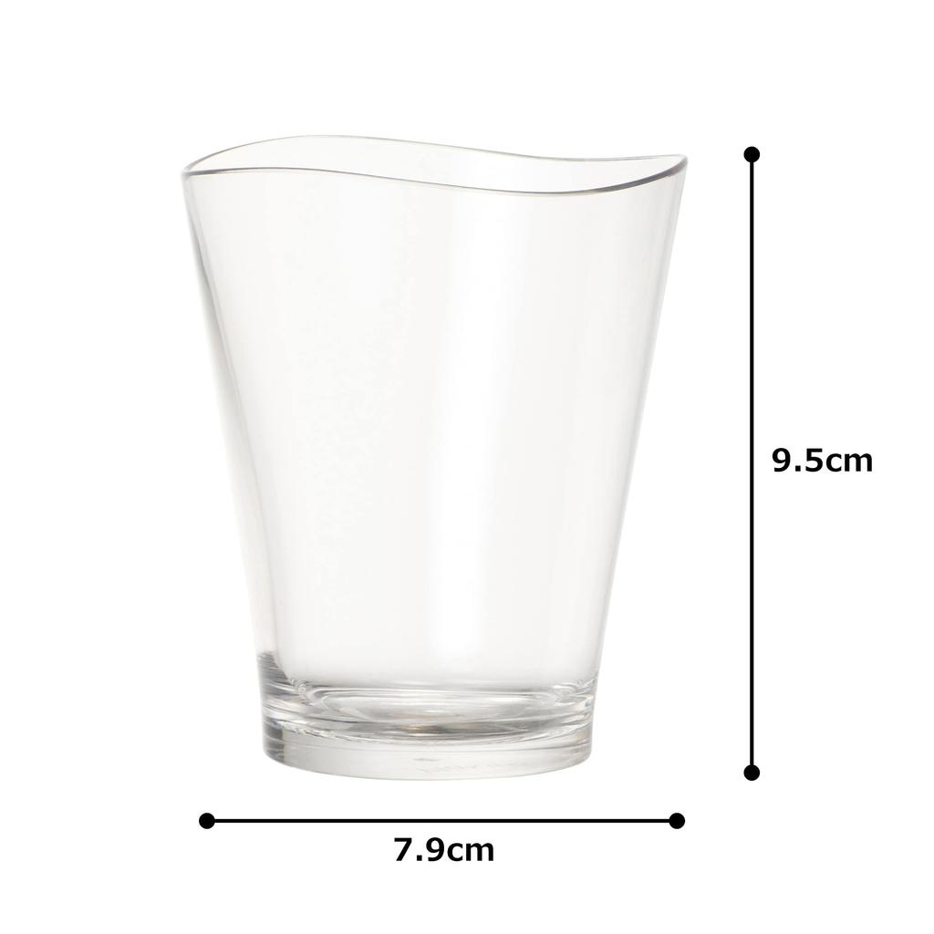 IJ Unbreakable Glass Set of 5 Gift Box 240ml Microwave Dishwasher Safe Made In Japan Outdoor Children Home Party Cute Stylish Transparent Gift Box