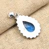 Tanzanite Gemstone 925 Sterling Silver Jewelry Handmade Pendant For Wedding Gift