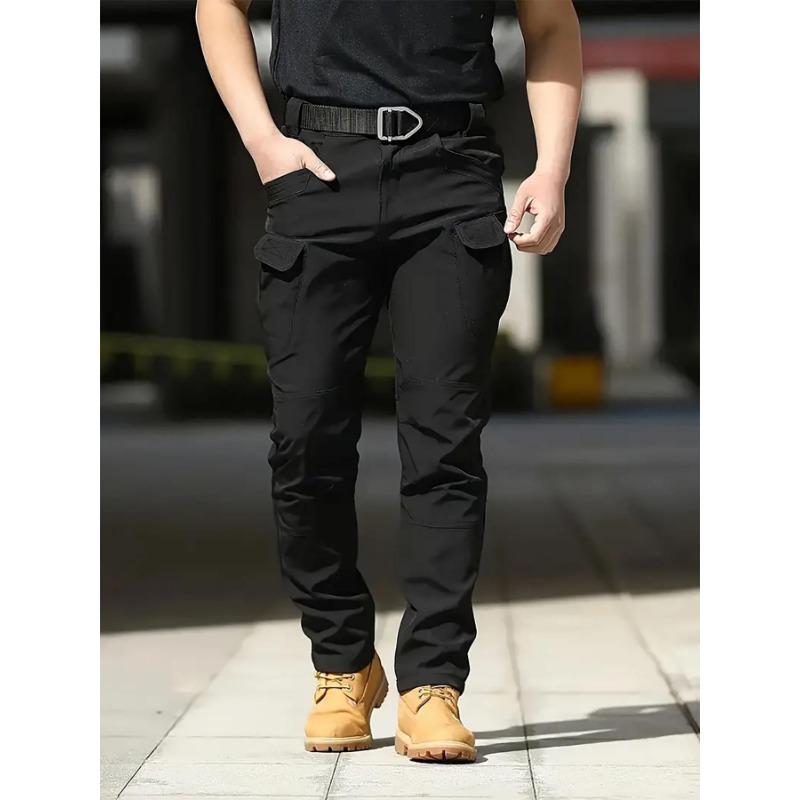 Tactical pants men's spring and summer new tooling pants outdoor function straight casual training pants 8
