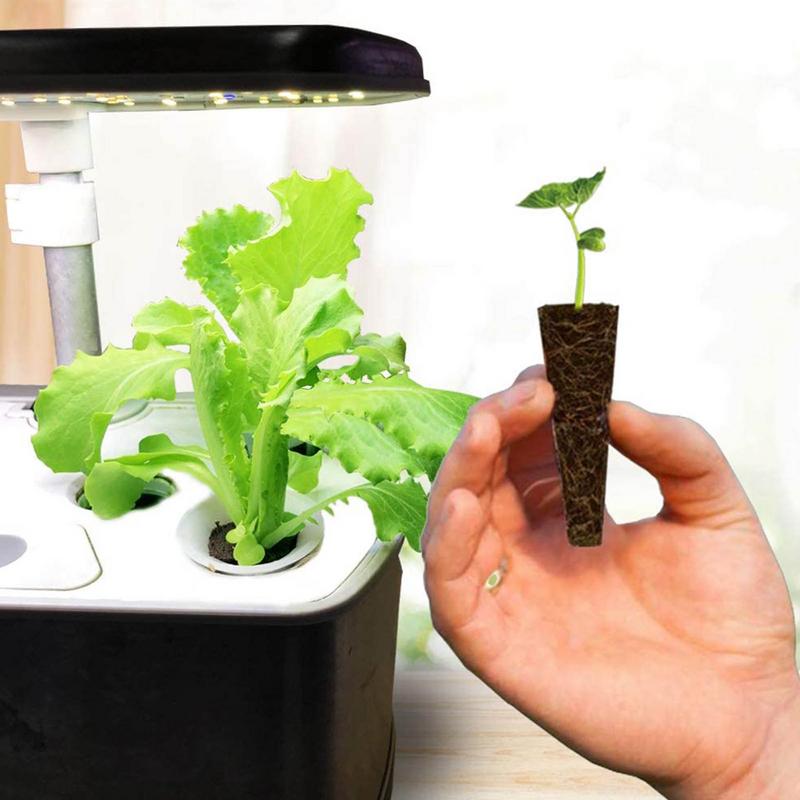 Éponges de culture de graines de remplacement Éponges de croissance racinaire Bouchons de démarrage de semis Démarrage de graines Capsule de graines Plantation de jardin hydroponique