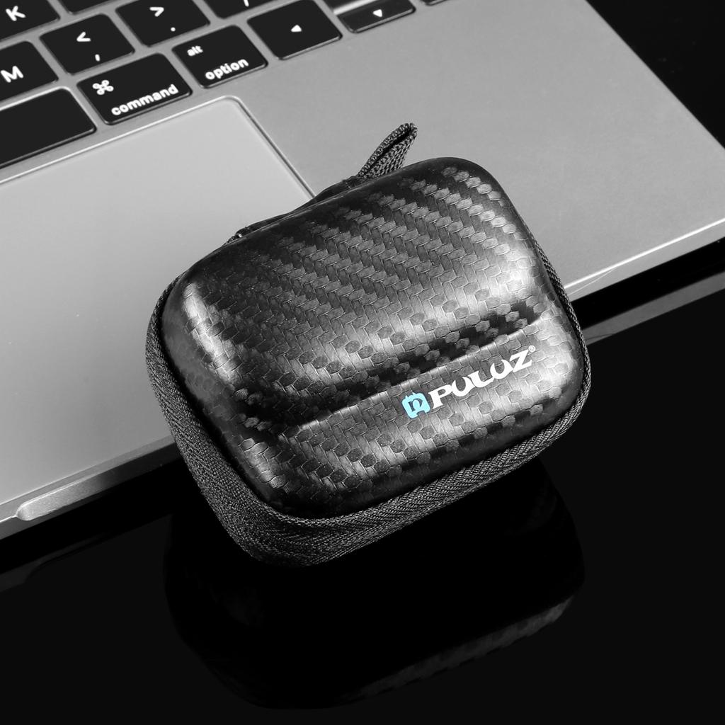PULUZ PU944B For Insta360 GO 3/GO 3S Case Carbon Fiber EVA Portable Storage Bag