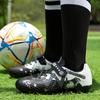 28-38 Kinder Fußballschuhe Jugend Lange Stollen Fester Klettverschluss Fußballschuhe Training Kinder Fußballschuhe