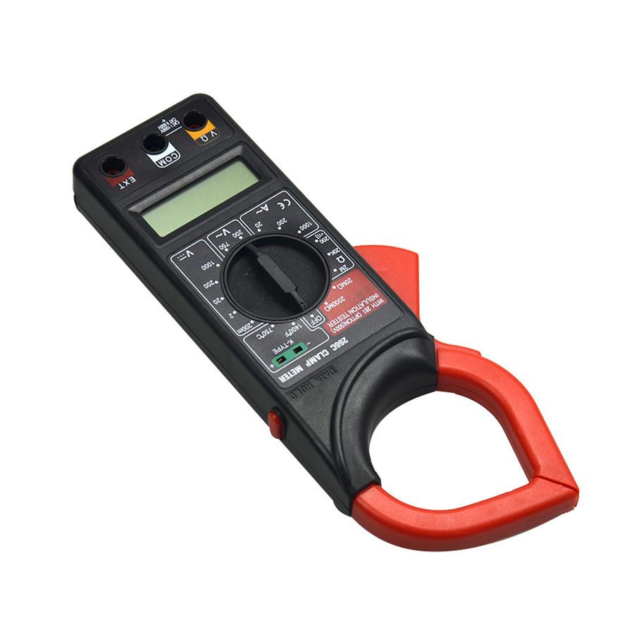 DT266C Digital Clamp Meter Multimeter Ohmmeter with Temperature Measurement