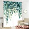 2pcs   2D FLAT PRINTING Curtains (Without Rod) Eucalyptus Bliss Popular Minimalist Curtains Versatile 100% Polyester Curtains