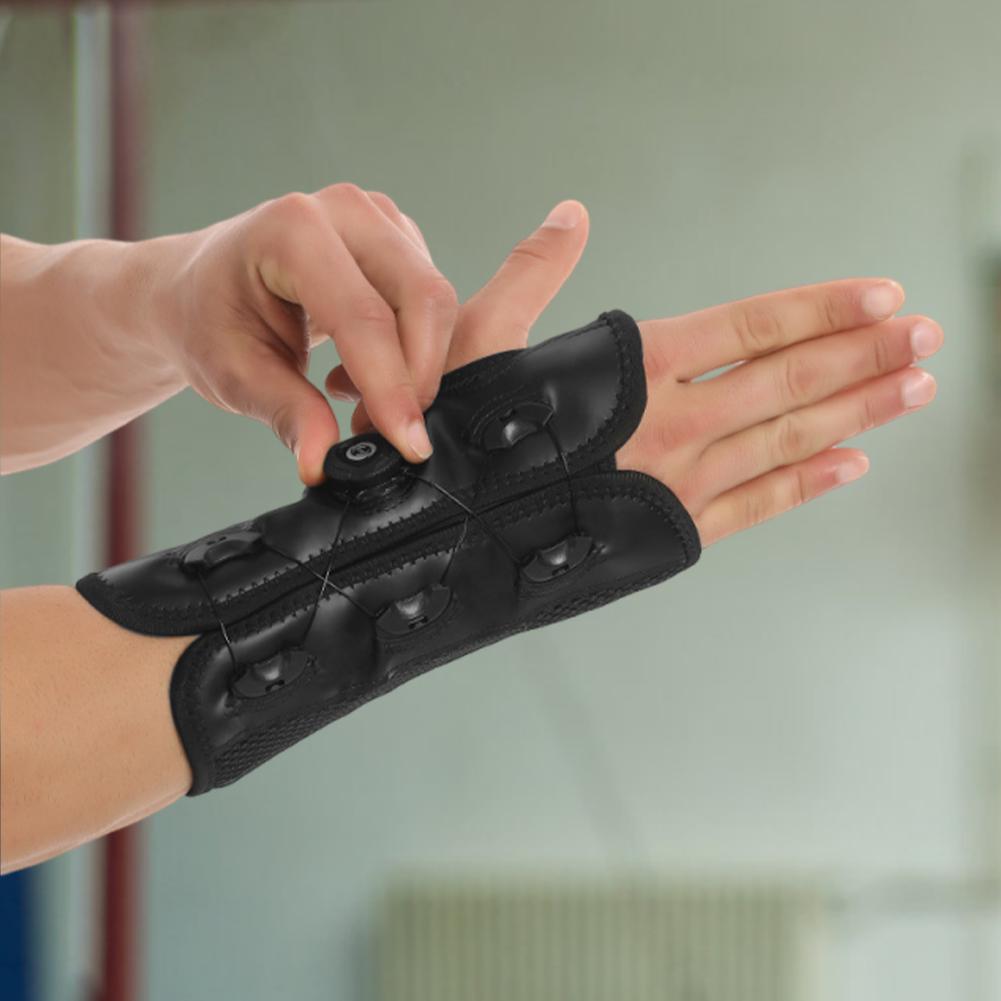 Adjustable Knob Wrist Brace Wrist Support Removable Steel Plate Wrist Splint Adjustable for Tendonitis Arthritis Sprains