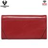 Humerpaul Women Wallet New Style Female Fashion Money Bags Cow Leather Card Holder Clutches Tri-fold Handy Purse High Capacity