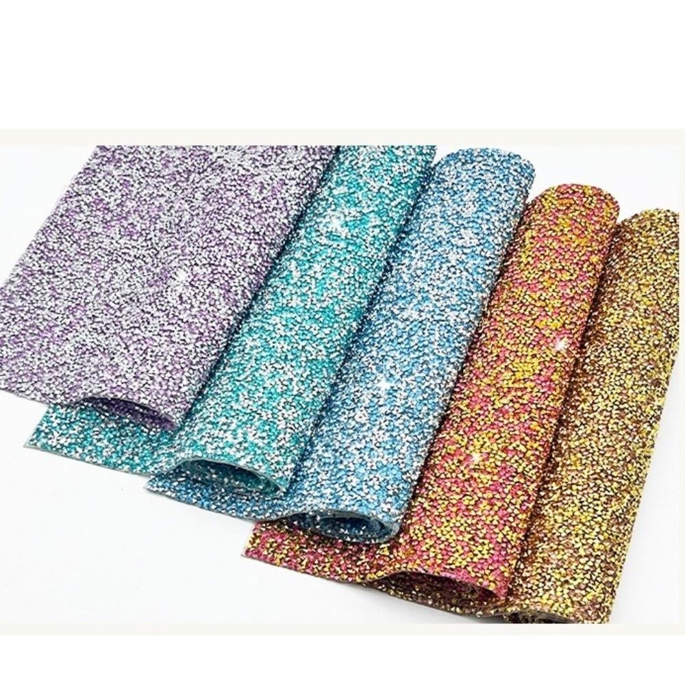 Self Adhesive Resin Rhinestone Sparkling DIY Decorative Rhinestone Sticker Shiny Colorful Crystal Sticker Car Decor