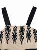 2026 Summer Ethnic Print Spaghetti Strap Long Dress - European/American Vacation Style