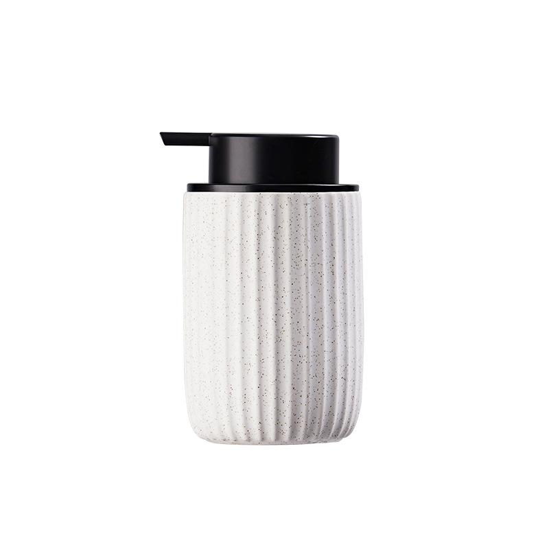 Portable Soap Dispensers Ceramic bathroom products Black hand soap foam bottled soap dispenser Lotion bottle Mousse bottled