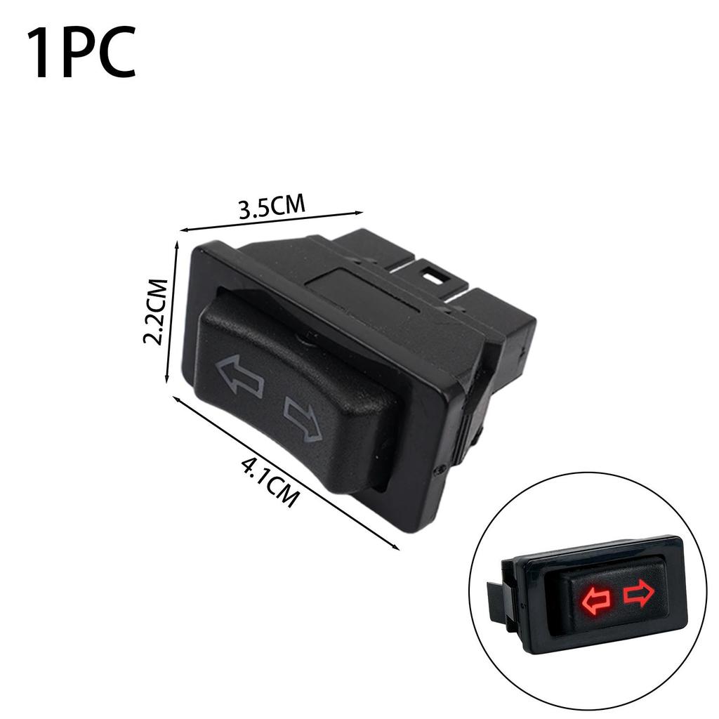 Universal Auto Car Power Window Switch Lifting Switch 5 Pin DC 12V 20A Blue/Red Light Color and Harness Car Interior Repair