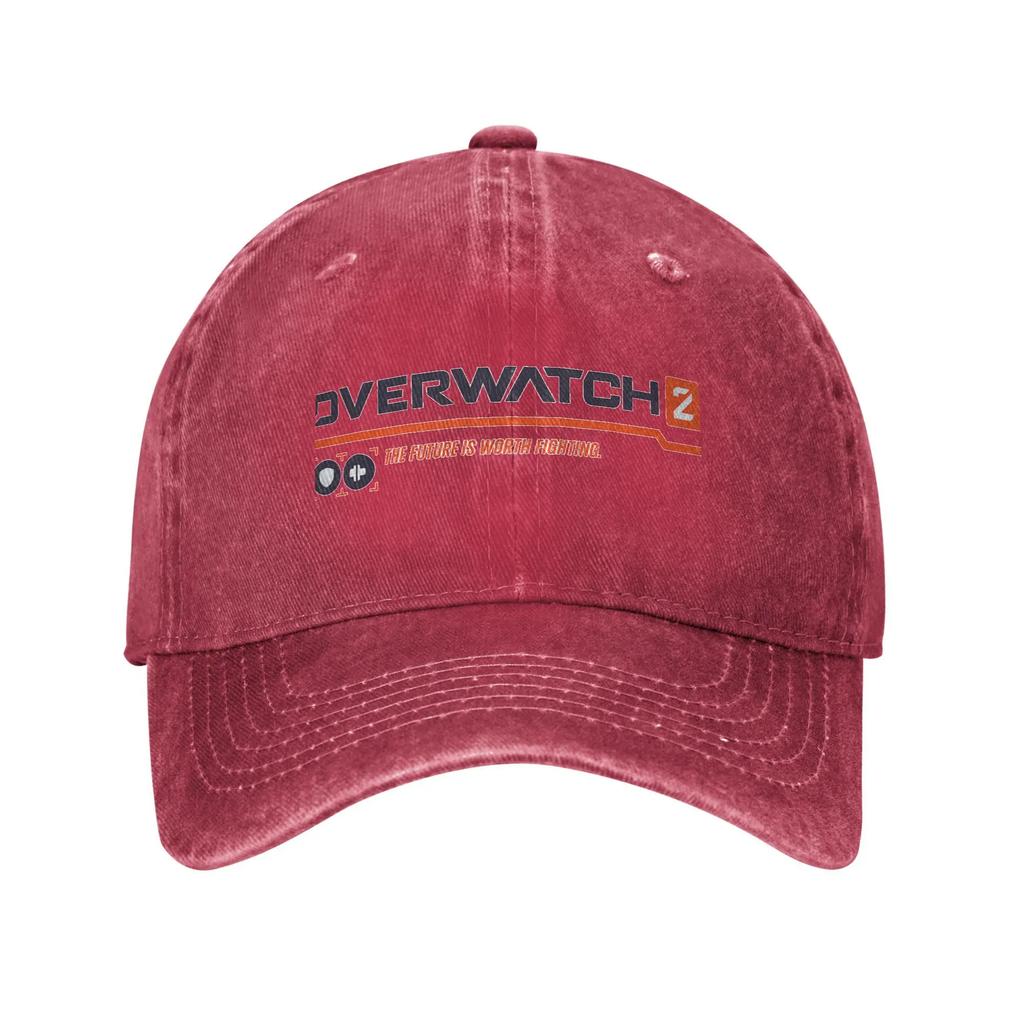 Overwatch Spiel Baseballkappe Sonne Laufen Hippie Sonnenschutz Gewaschen Hip Hop Hüte Damen Unisex Vintage Benutzerdefiniertes Logo Baseballkappen